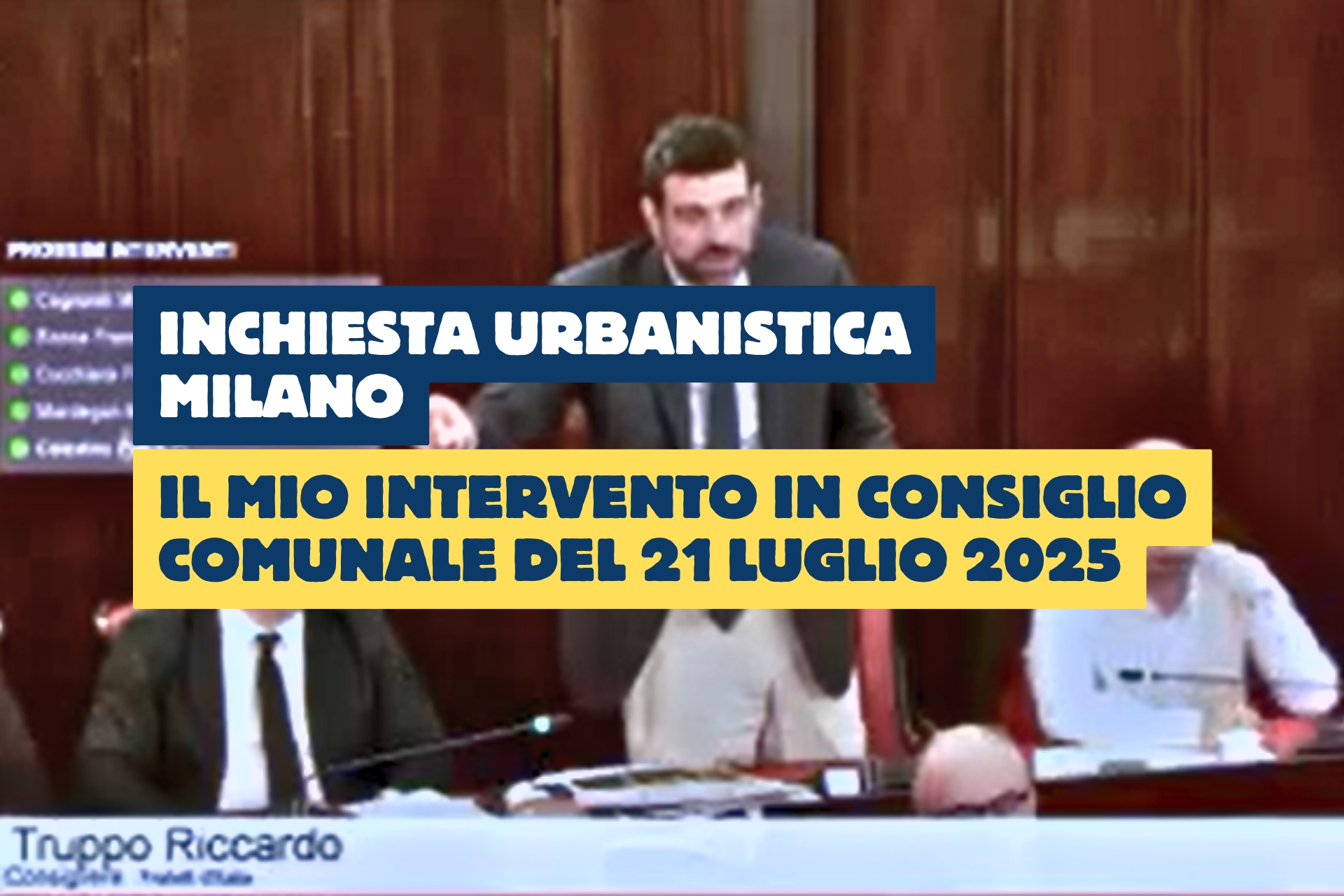 Il Sindaco Sala scarica l’assessore, ma si autoassolve: la mia risposta in aula