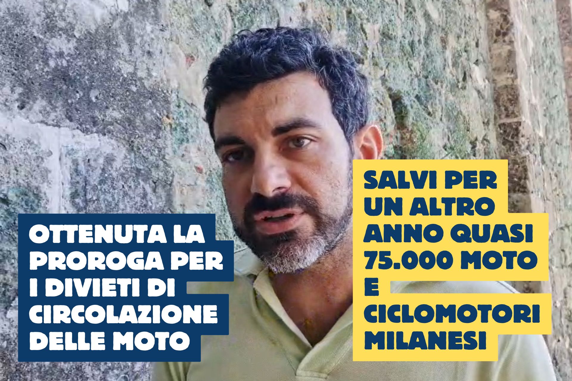 Ottenuta la proroga per i divieti di circolazione delle moto a milano